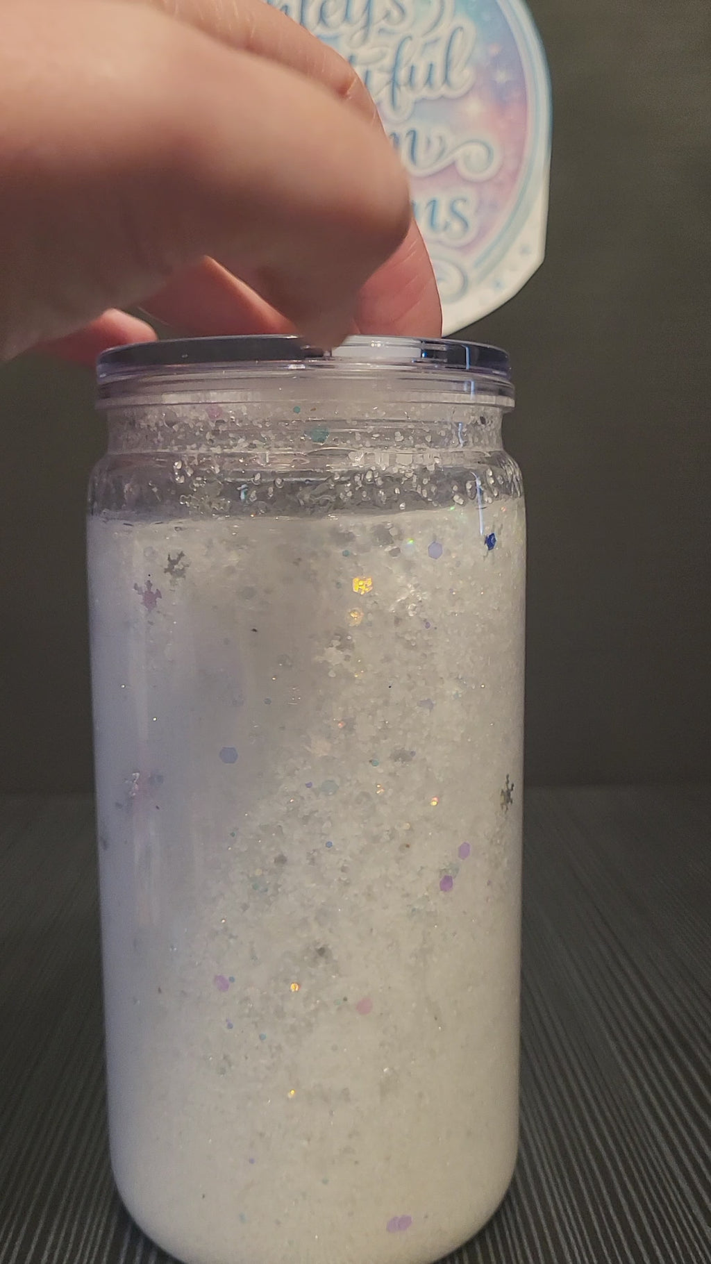 Snowflake 16 oz tumbler