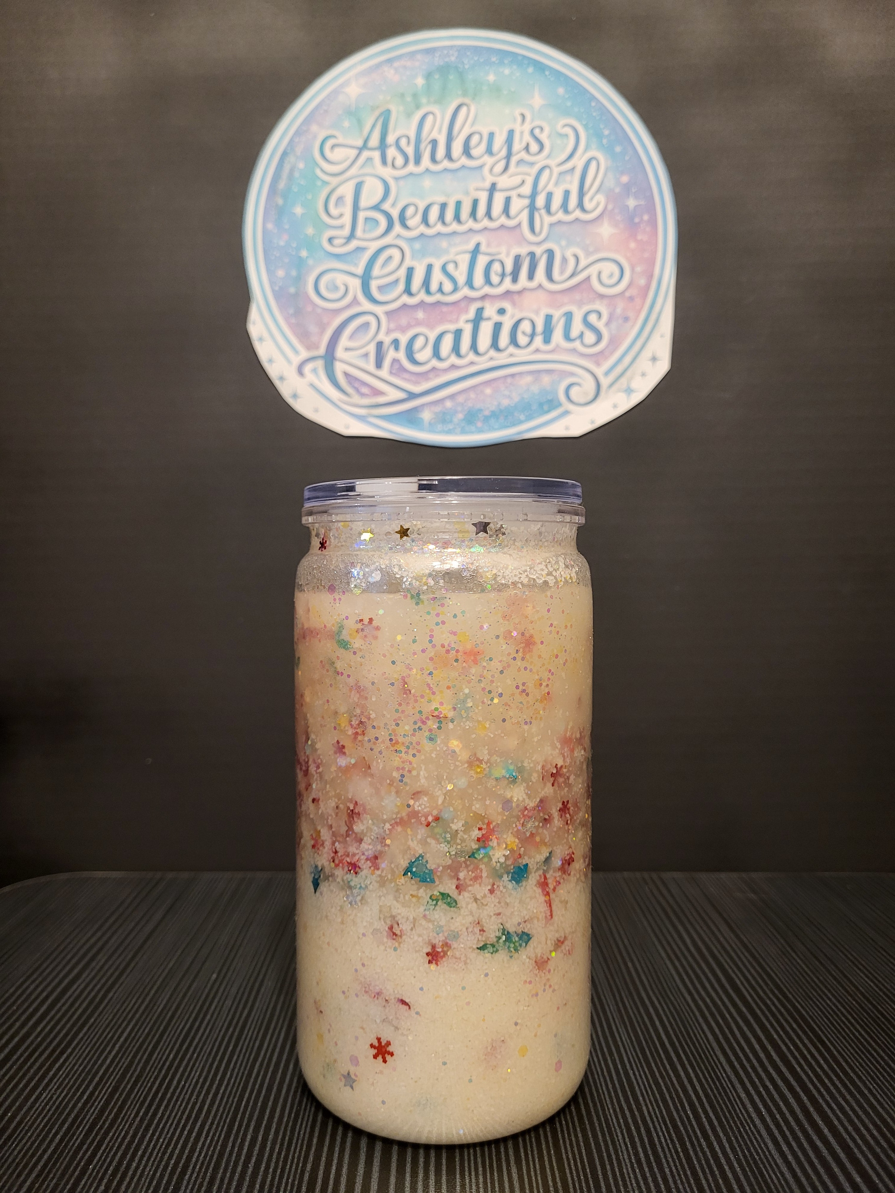 Christmas snowglobe 16 oz tumbler