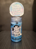 16 oz Moana snowglobe tumbler