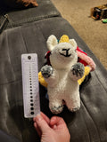 Rainbow crochet unicorn